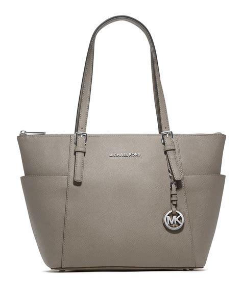 michael kors jet set small tote grey|Michael Kors large luggage sets.